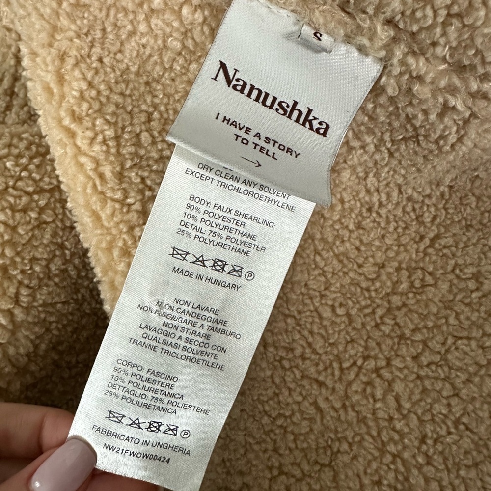 Nanushka Teddy Coat - Picture 7 of 7